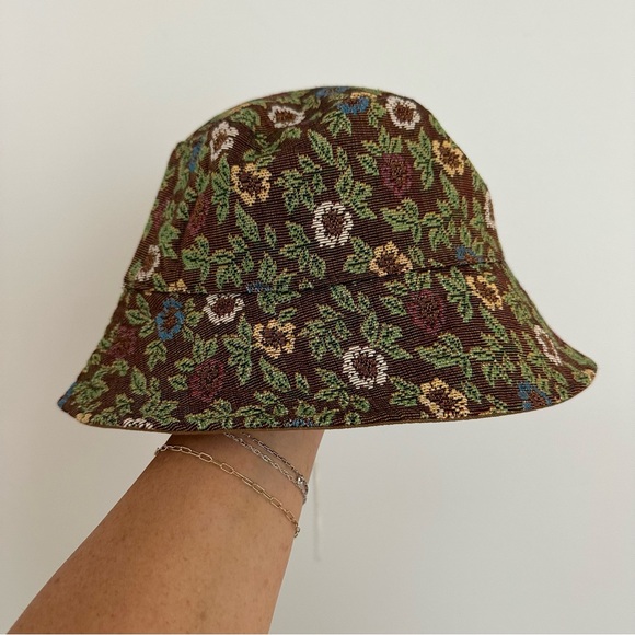 NWT Floral Bucket Hat - reversible Multicolor OS - Picture 2 of 6